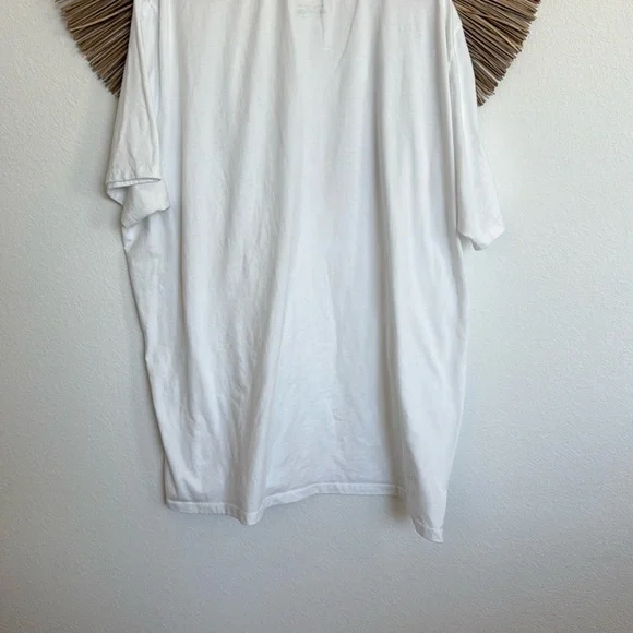 St. John's Bay White Short Sleeve Tee Casual Comfort - Picture 4 of 5